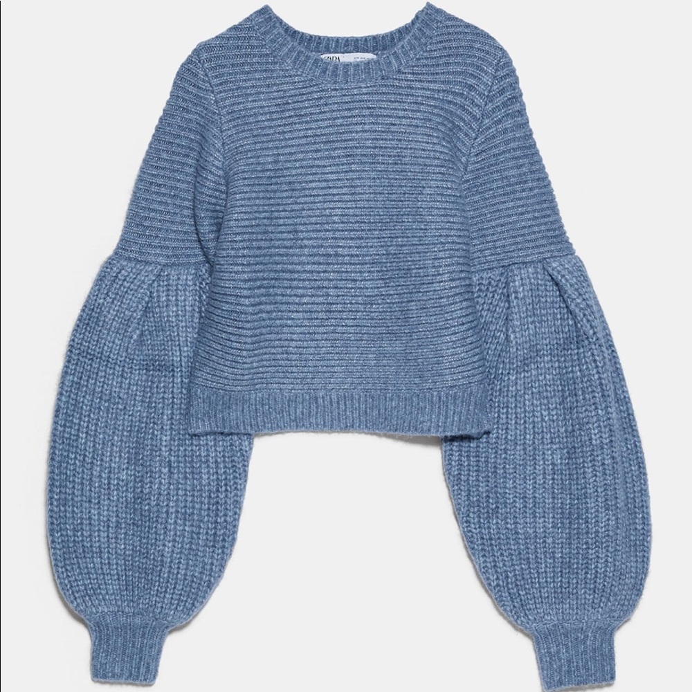⚡️MOVING SALE ⚡️Zara wool blend balloon sleeve sweater ⚡️MOVING SALE ⚡️ - Picture 10 of 10